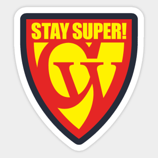 CapedWonder logo 6 Sticker